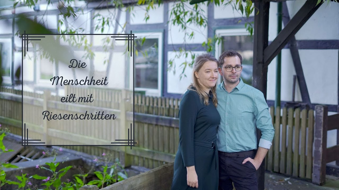Die Menschheit eilt mit Riesenschritten