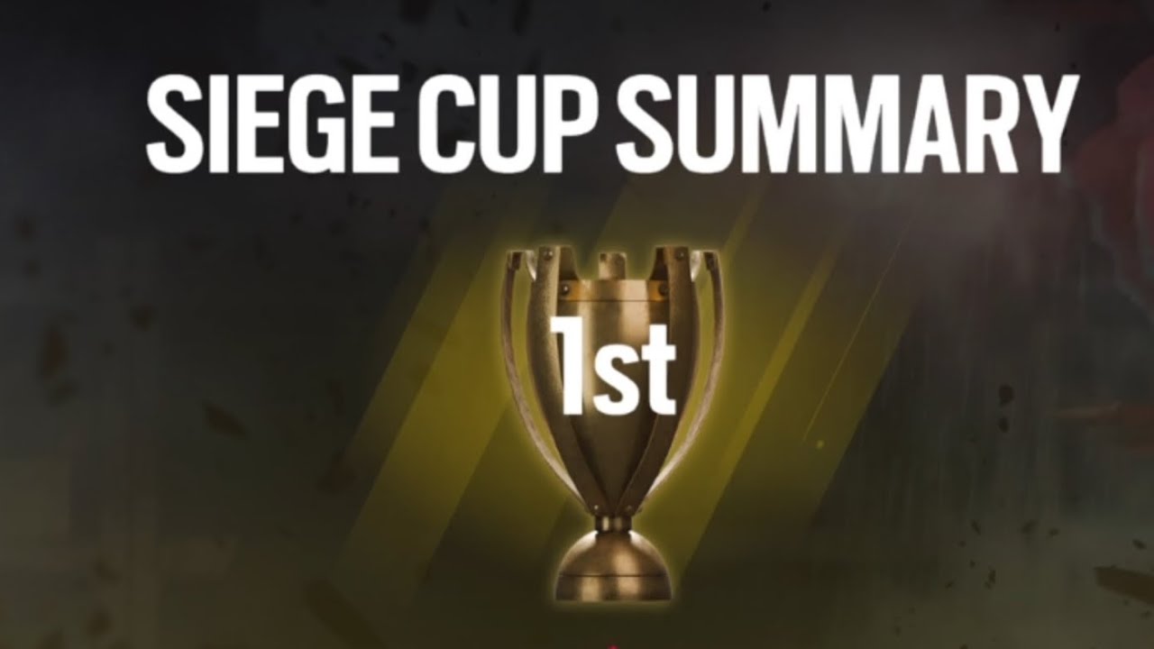 So We Played In A Siege Cup….. (It was hilarious 🤣)