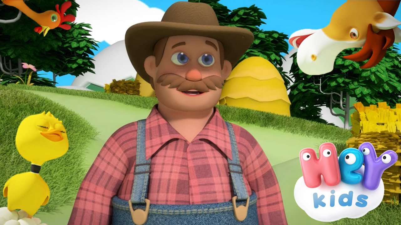 Unchiul meu e gospodar 👨‍🌾 Cantece pentru copii cu animale