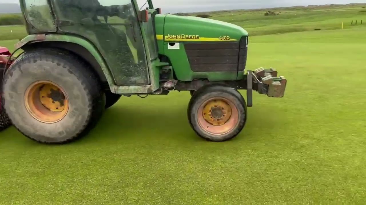 Fine fescue greens and overseeding