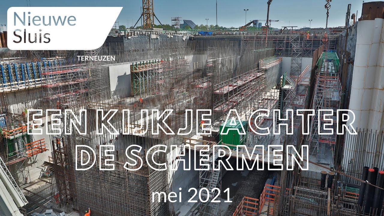 Een kijkje achter de schermen bij de bouw van de Nieuwe Sluis