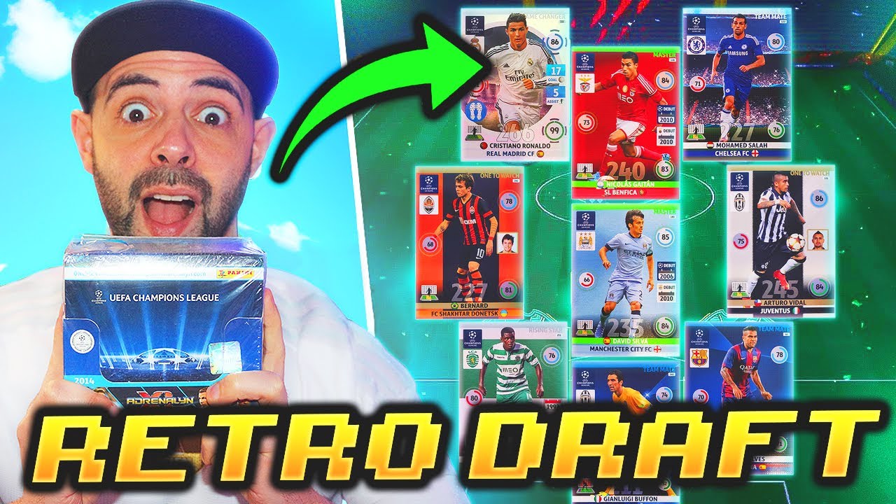 ABRI UMA CAIXA de 2014! 😍 CRISTIANO RONALDO! Panini Champions League 2014/15 ADRENALYN XL
