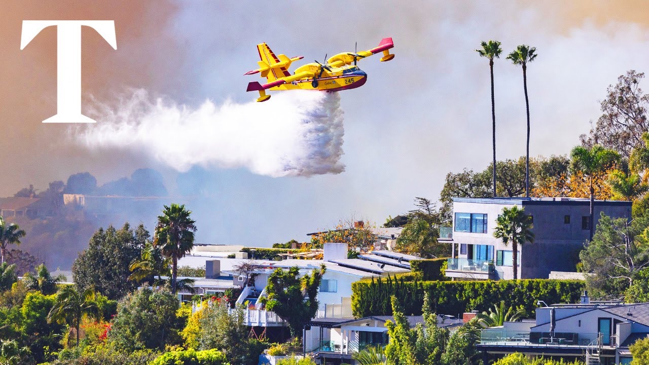 LIVE: LA Firefighters battle wildfires across California