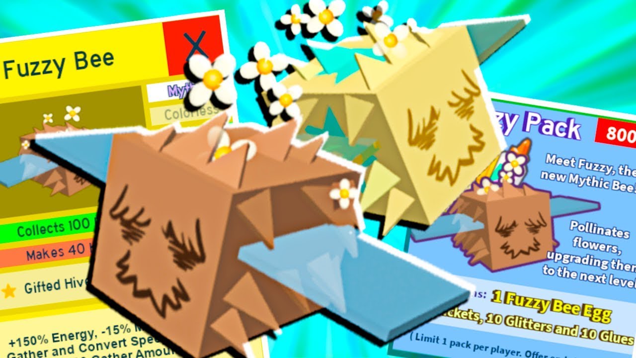 NEW MYTHIC GIFTED FUZZY BEE UPDATE In Roblox Bee Swarm Simulator Update