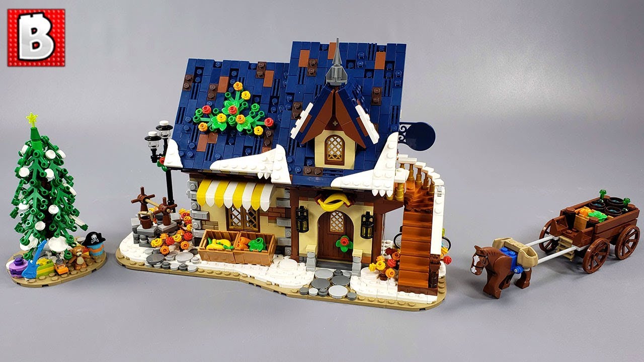 LEGO Winter Grocer Custom Creation Brings Warmth to the Holidays :)