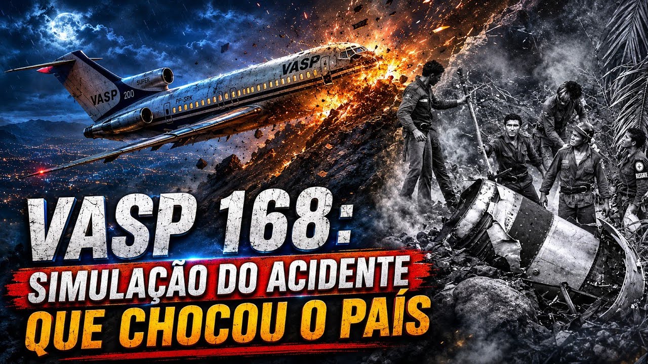 SIMULAÇÃO DA TRAGÉDIA DO VOO VASP 168 - 40 anos depois