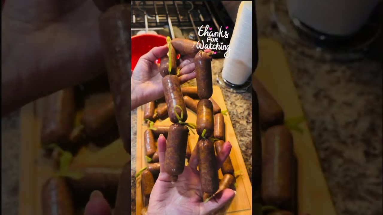 Cómo Hacer Chorizos Caseros Paso a Paso Receta Fácil y Artesanal 🌶️#chorizos #recetasfáciles 