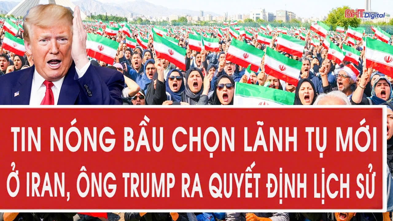 Trực tiếp Mỹ - Israel 8/3: Tin nóng bầu chọn lãnh tụ mới ở Iran, ông Trump ra quyết định lịch sử
