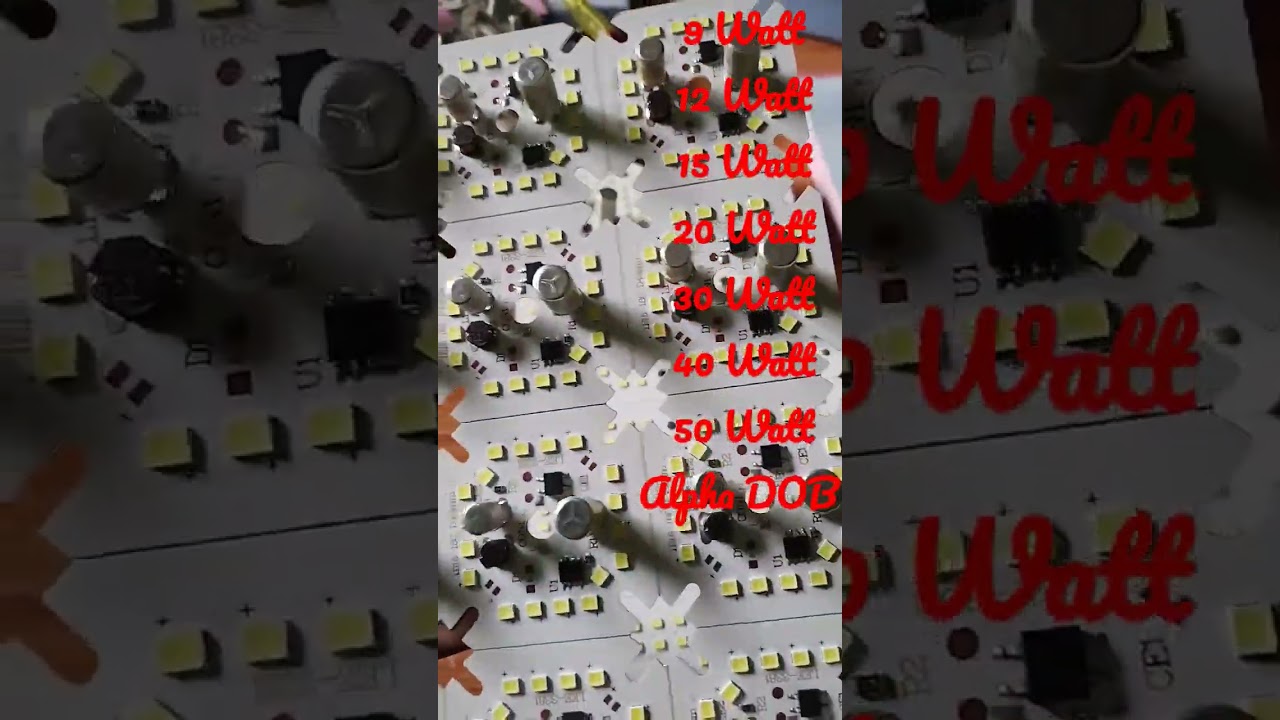 Led Alpha DOB / DOB PCB #ledbulb #ledlights #led #ledlighting