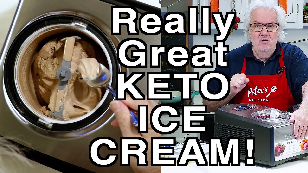 KETO Ice Cream - Plus Cuisinart Ice Cream Machine 1st Use!!!
