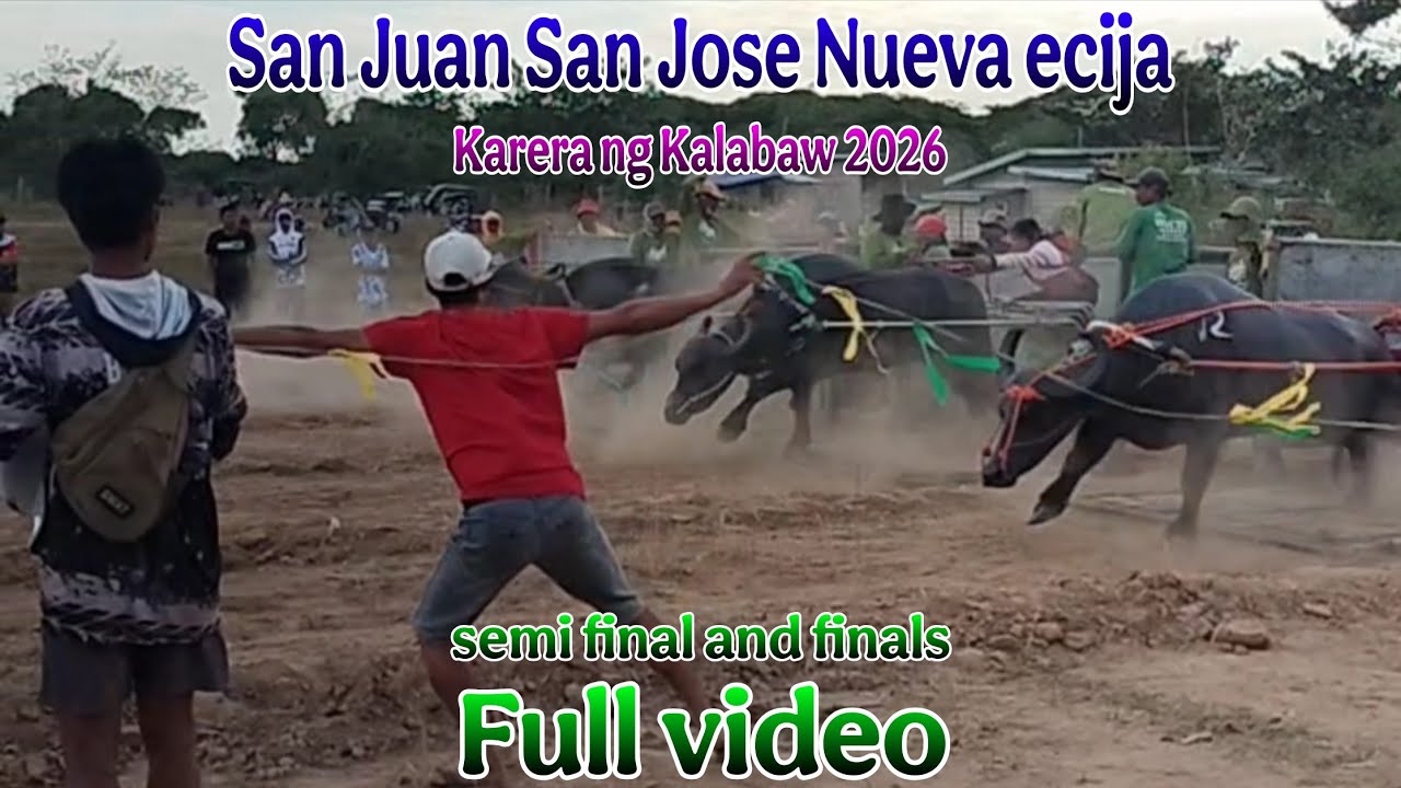 Semi final and finals San Juan San Jose Nueva ecija karera ng Kalabaw 2026
