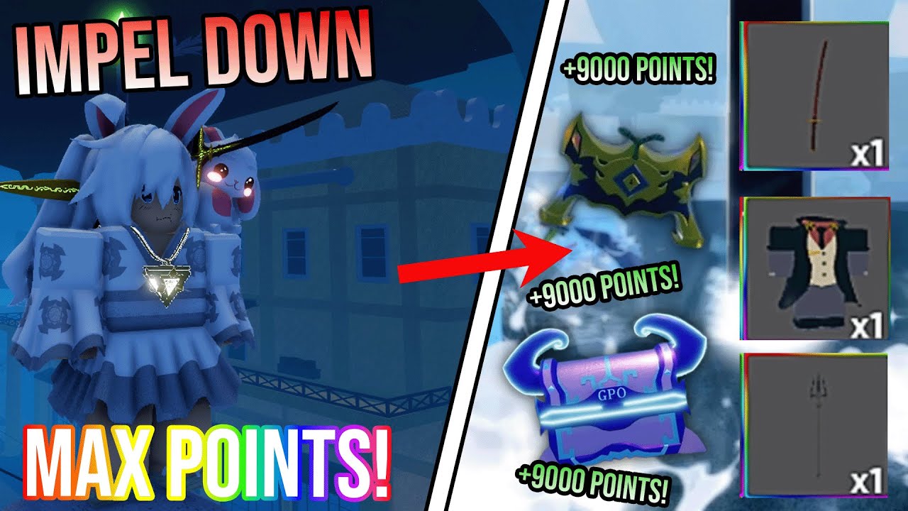 [GPO] How To SOLO IMPEL DOWN NIGHTMARE! (MAX POINTS!) | Update 11