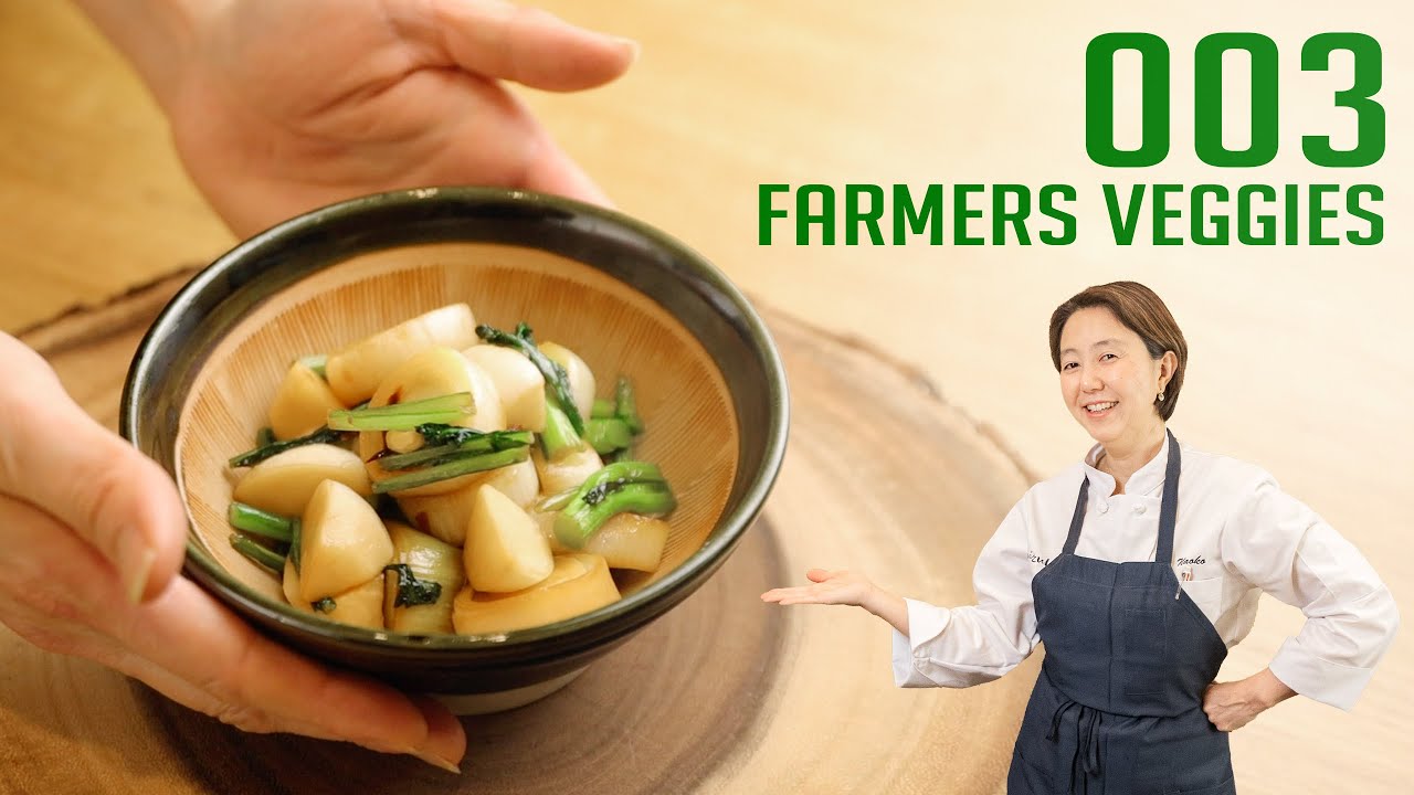 Chef Naoko | Portland Farmers Market organic turnip and Leek simple Japanese delicious recipes