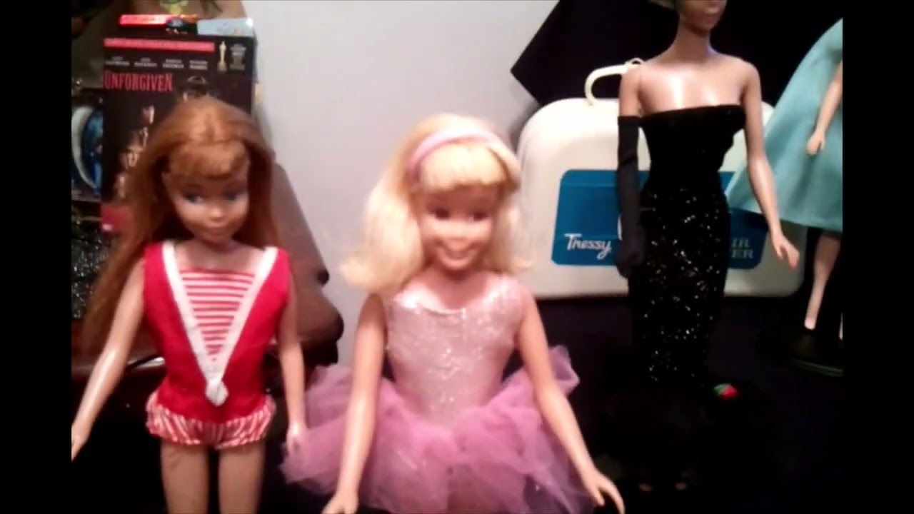 Barbie Vintage 1959 Barbies rare Collection REVISTED! Angry Girl's Vintage collection🙆🙆‍♀️🐶