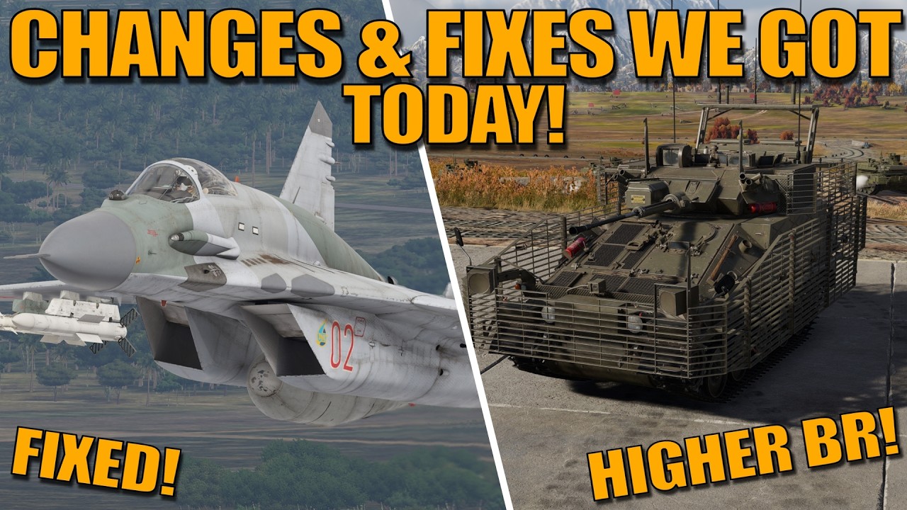 CHANGES & FIXES! NUKE SMT FIXED! SCIMITAR NEW BR! NUCLEAR THUNDER NEW MATCHMAKING! - War Thunder