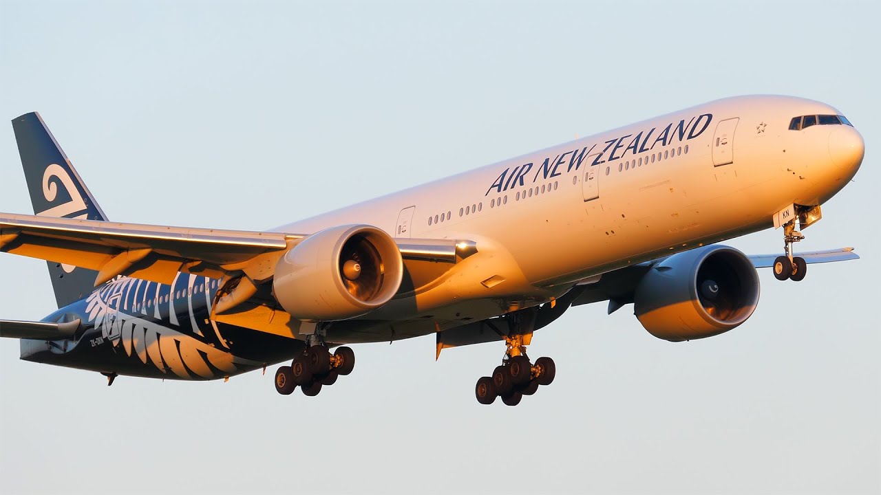 BEAUTIFUL GOLDEN HOUR & Afternoon Landings | Auckland Airport Plane Spotting [4K50]