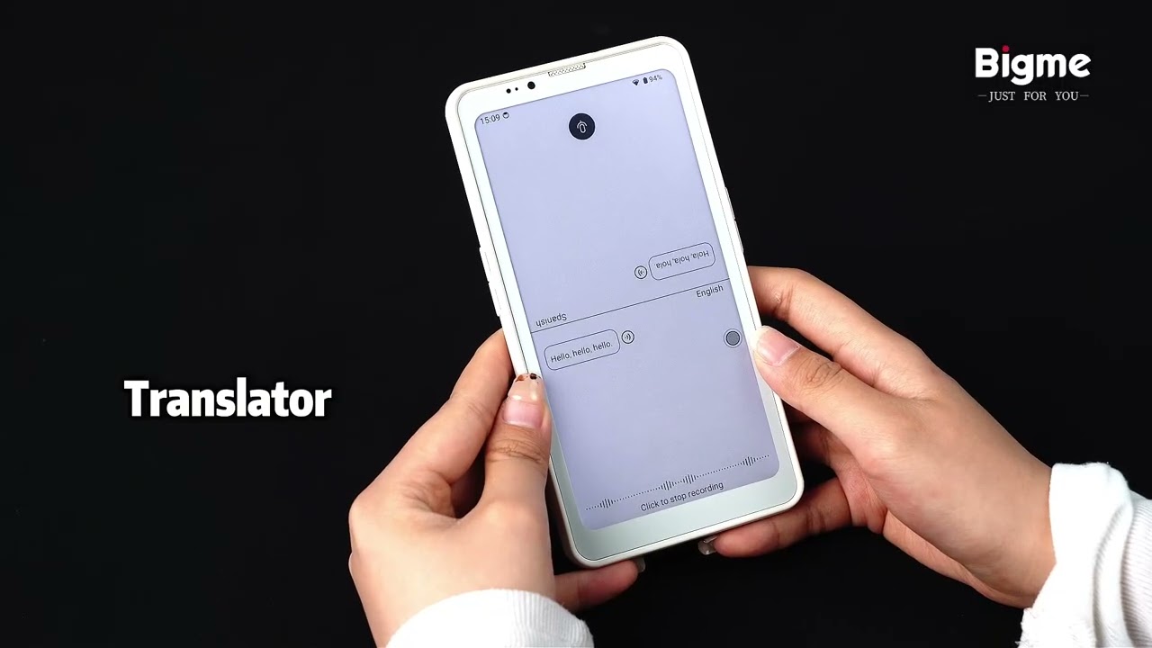 Смартфон Bigme HiBreak Plus с экраном E Ink и функцией рукописного ввода, работающий со скоростью...