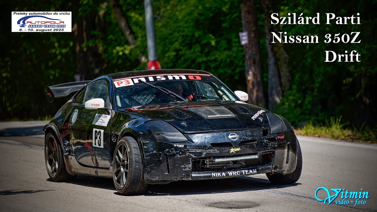 CRASH DRIFT - Nissan 350Z - Szilárd Parti - Jankov Vŕšok 2025 - Svodidla