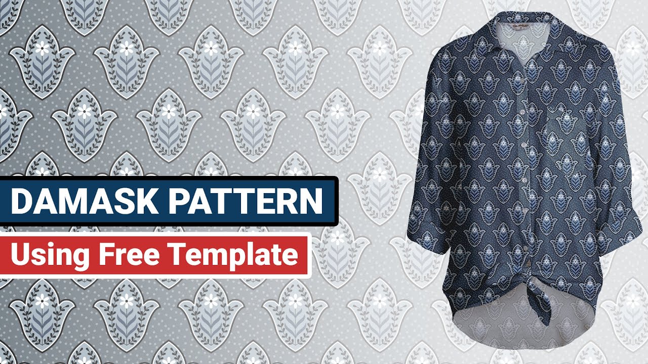 Damask Pattern Design in Affinity Designer | Speed Art