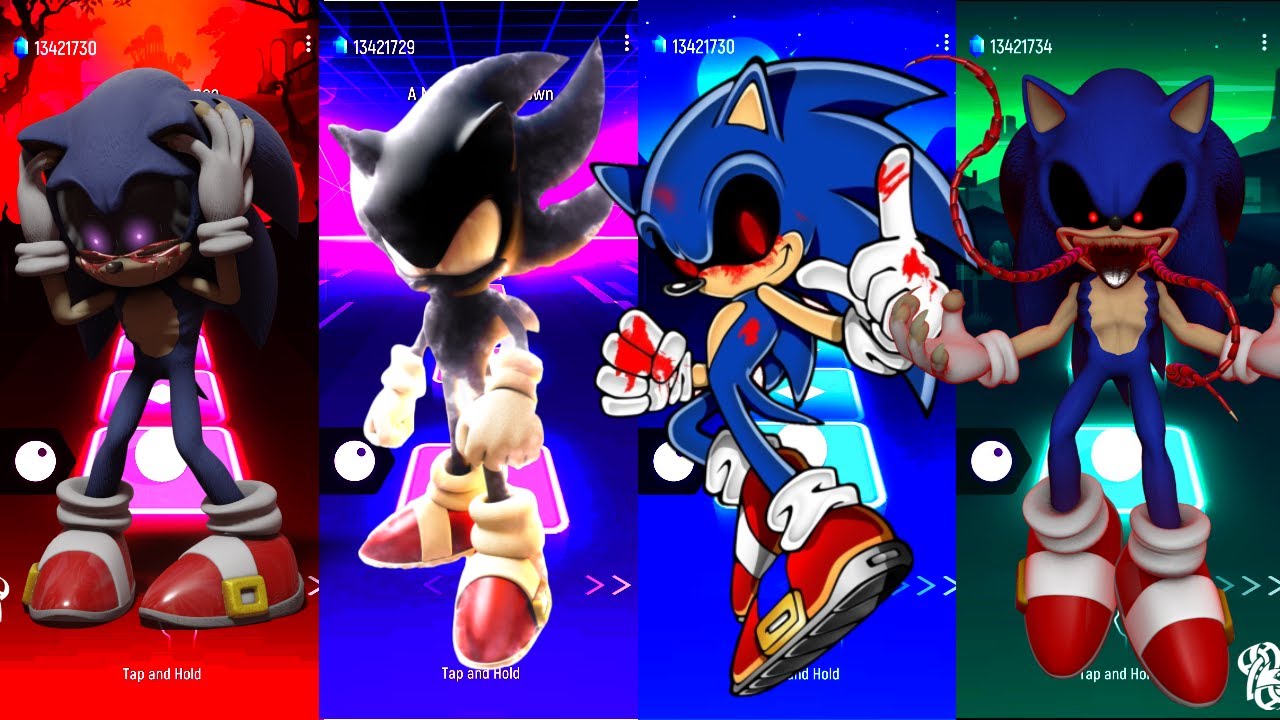Sonic.EXE X4 | Tiles hop EDM Rush