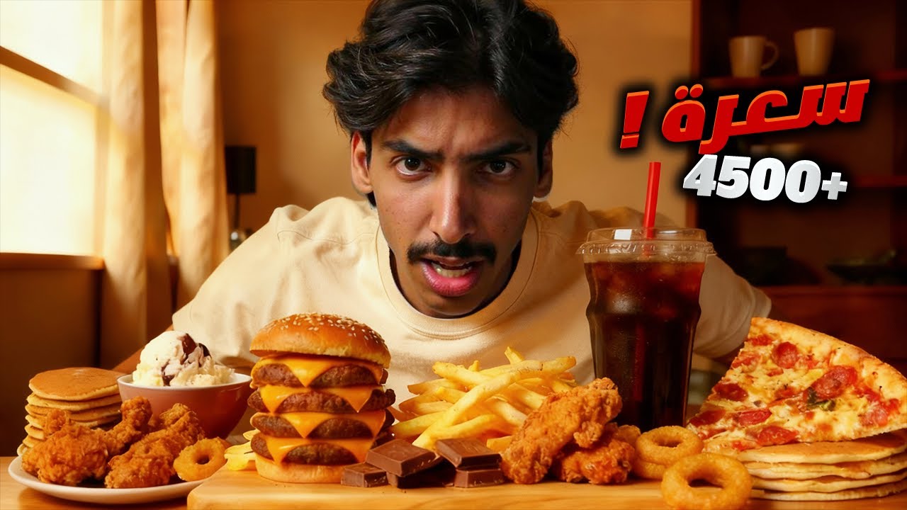 هل يقدر شخص نحيف انه يأكل 4500 سعرة لمدة 5 أيام ؟