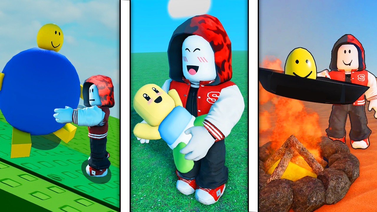 赤ちゃんやおデブになった友だちを運ぶロブロックス!!【ROBLOX/ロブロックス】