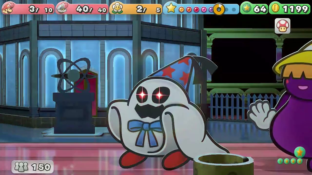 Paper Mario TTYD Remake - Shadow Sirens and Doopliss Battle (BP Only)