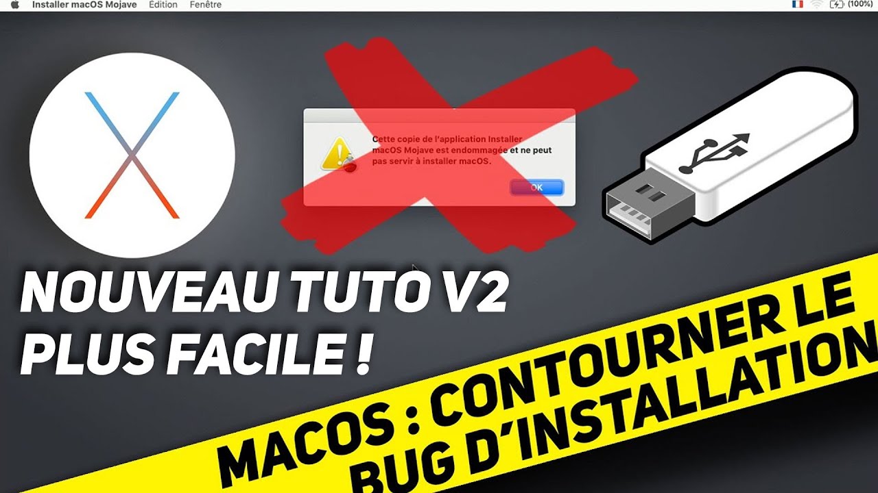 Installation de Mac OS impossible : solution SIMPLE (l'application Installer macOS est endommag&eacute;e)