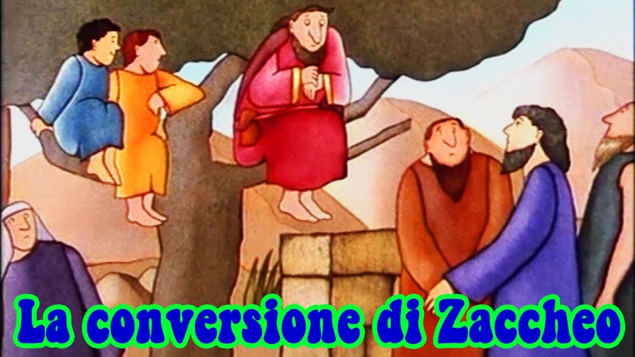 La conversione di Zaccheo - Bibbia per bambini