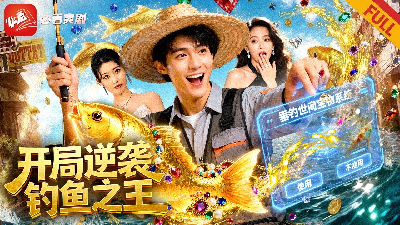 【新劇首播】窮屌絲垂釣百天覺醒系統，遭拜金妻攀高子豪離婚，釣玉玺錦鯉獲江老青睐，成繼承人開挂！#男频 #垂钓万物开局钓鱼破纪录