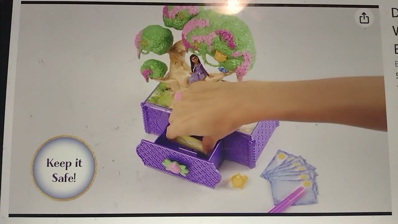 Disney's Wish Jewelry Box Asha's Musical Wishing Keepsake Box Commercial 2023