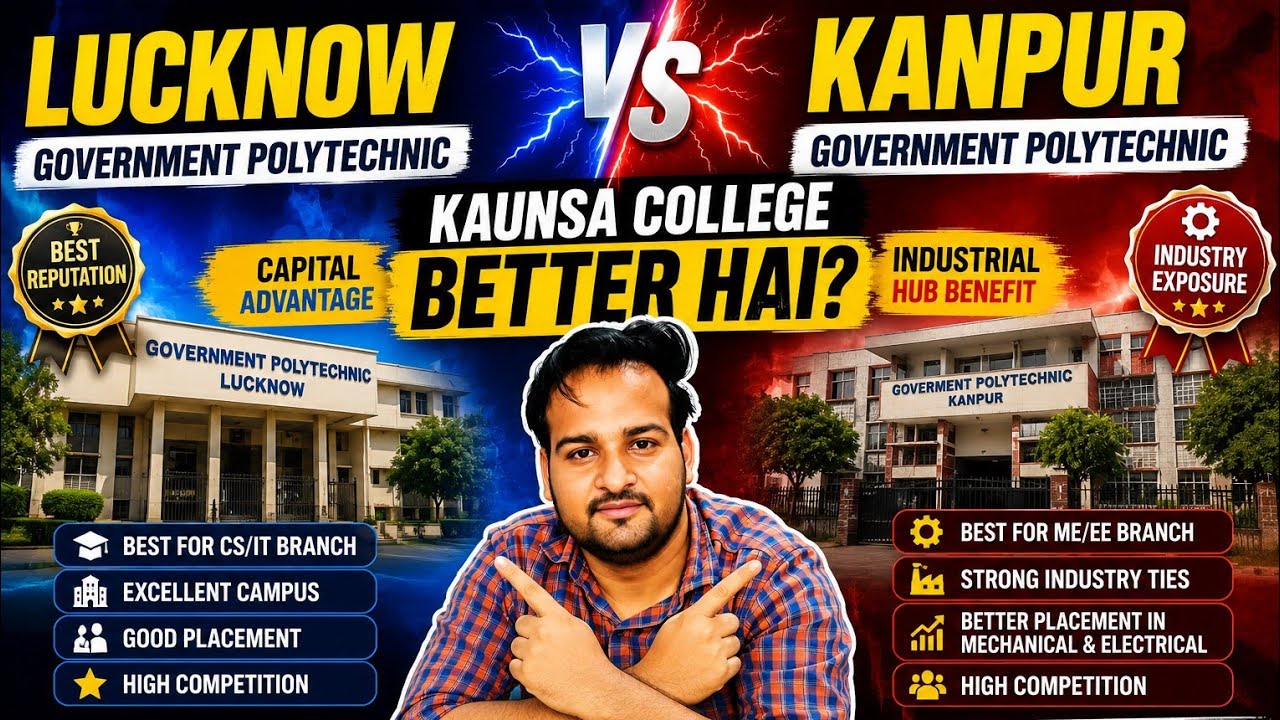 🔥 GP Lucknow vs GP Kanpur | Kaunsa Polytechnic Best Hai? | JEECUP 2026