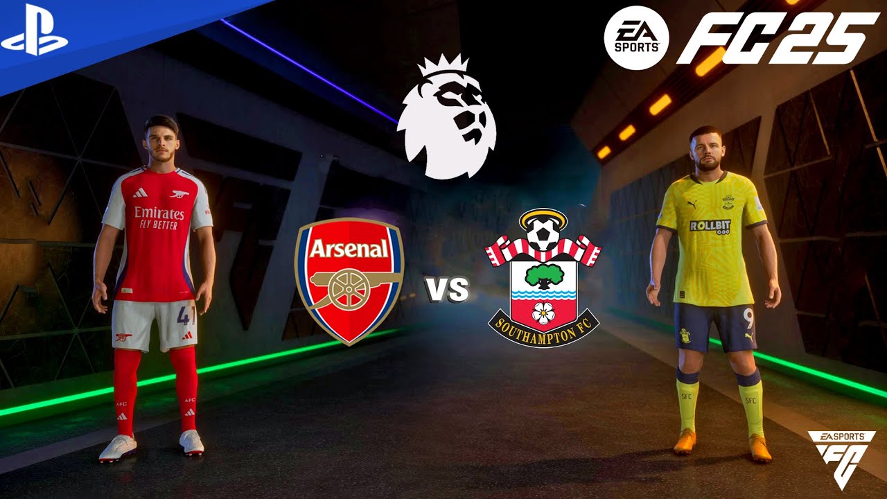 FC 25 - Arsenal vs Southampton - Premier League 2024-25 Match | PS5™ Gameplay | 4K HDR