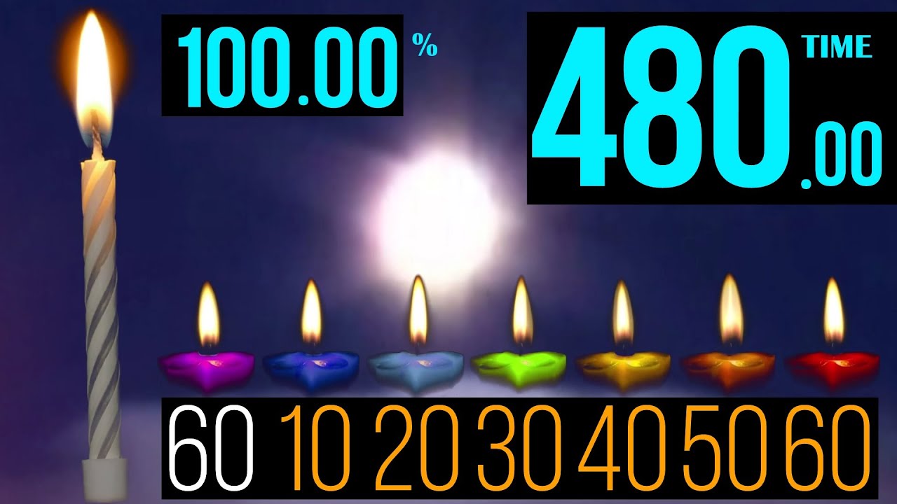 BCG 8 Minutes Countdown (8 Candles with 60 Rest 20 Delay 10) Remix Big Brain Academy The Hallway