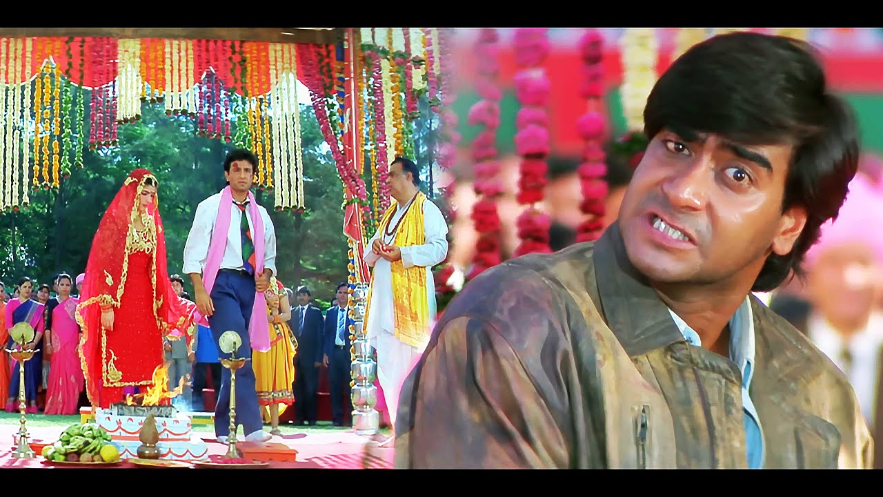 ज़बरदस्त अंतिम सीन : पागल आशिक़ करवा रहा है प्रेमिका की शादी | Hindi Movie | Ajay Devgn | Climax