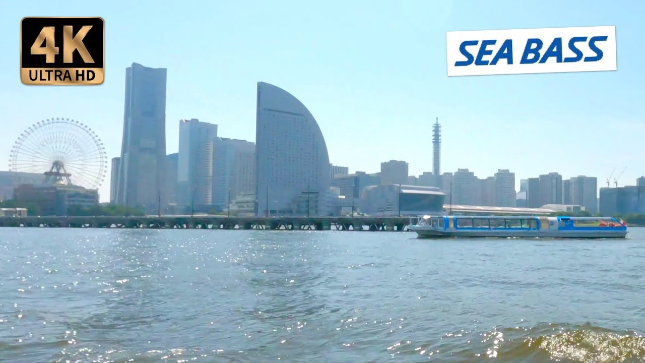 🇯🇵  AKARENGA &rarr; HAMMERHEAD &rarr; BAY QUARTER - Enjoy a trip with the YOKOHAMA Water Bus Service  ⎡ 4K ⎦