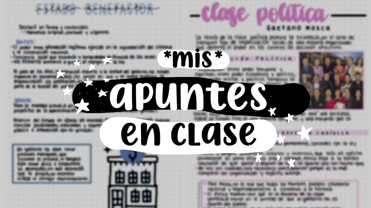 ¿Cómo tomo apuntes EN CLASE?//mi método✍🏼📚