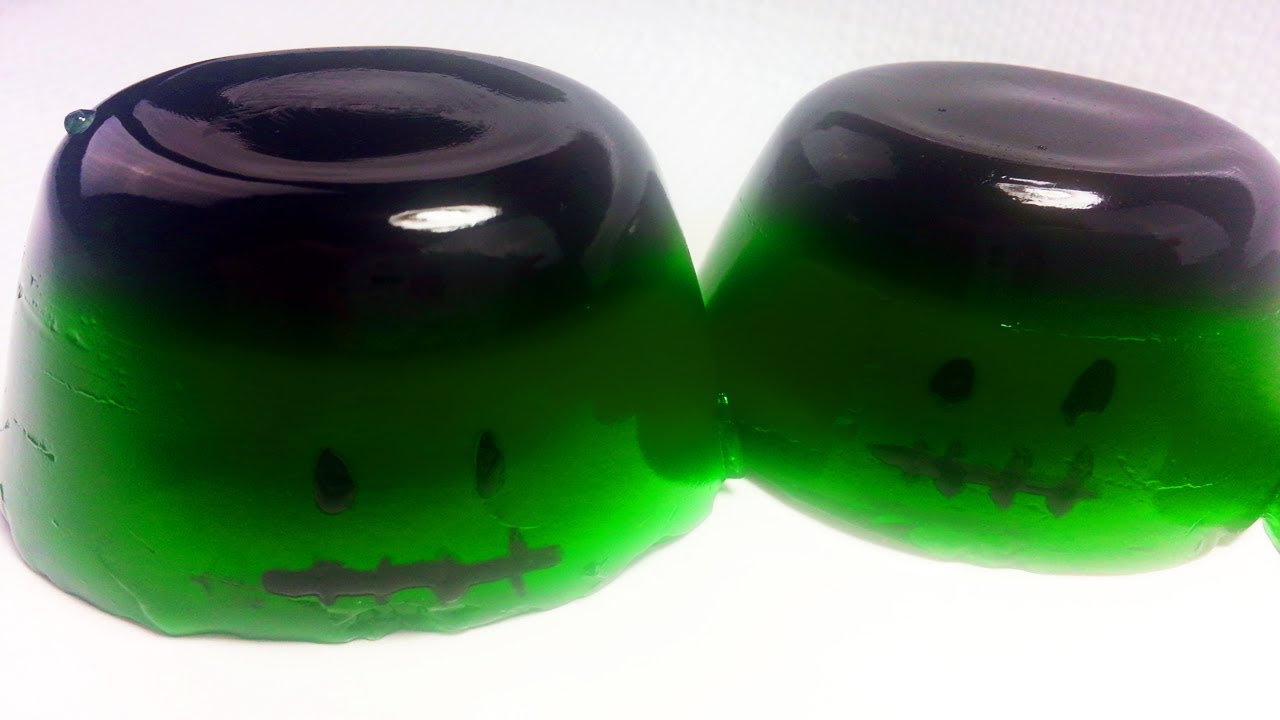 Frankenstein Halloween Jello Jigglers - How To