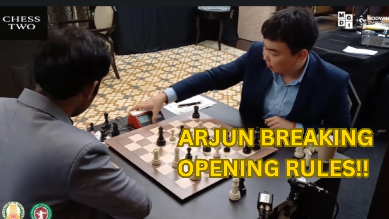 No Opening Rules, No Problem! Arjun Erigaisi vs Sanan Sjugirov