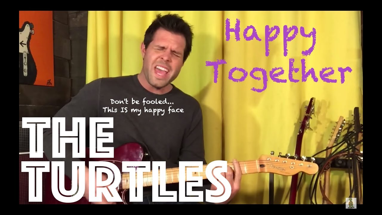 Урок игры на гитаре: Как играть Happy Together группы The Turtles