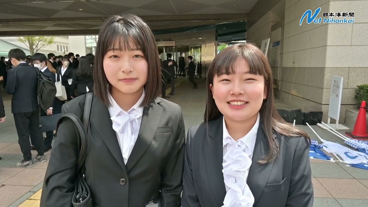 鳥取大学入学式　日本海新聞