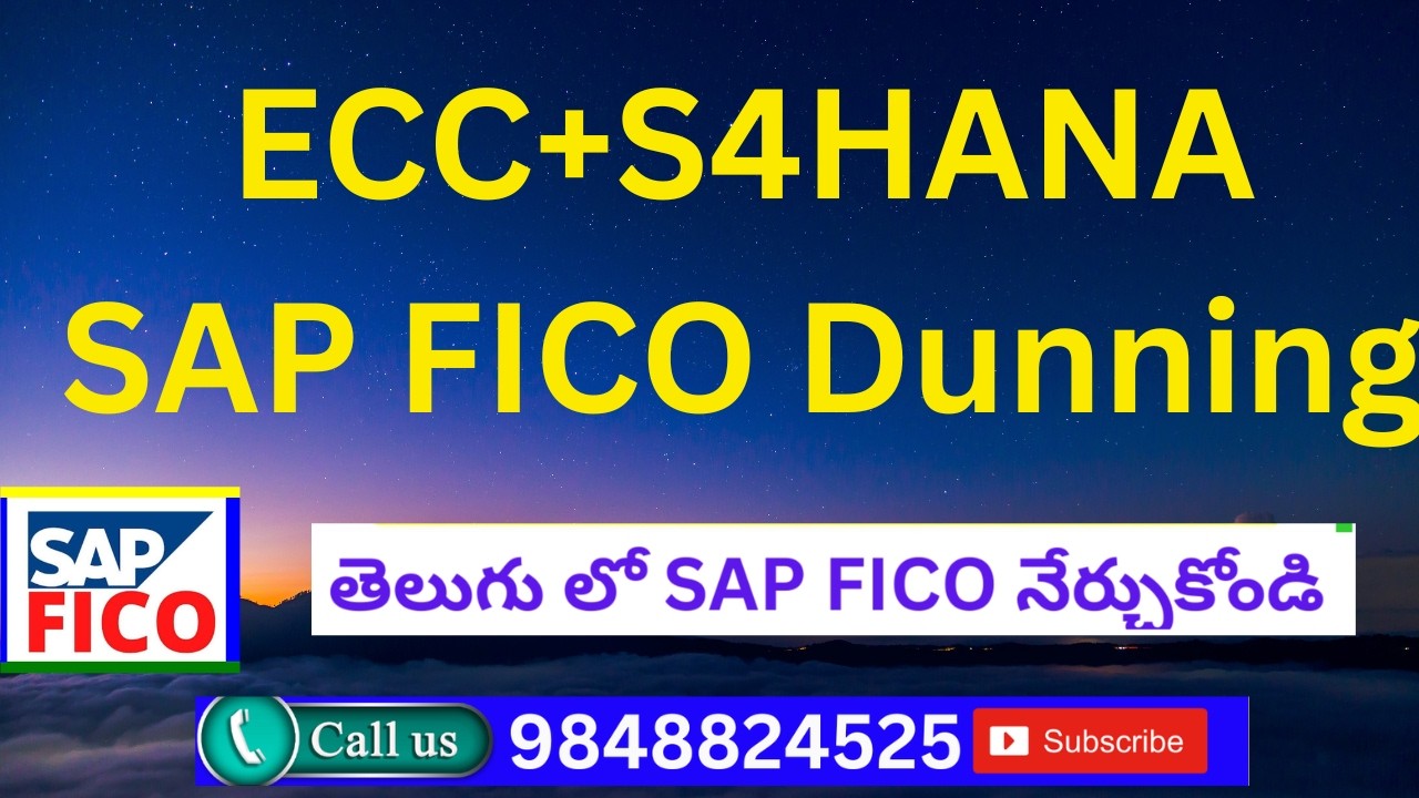 SAP FICO Dunning Process Configuration | How to Configure Dunning Procedure in SAP?