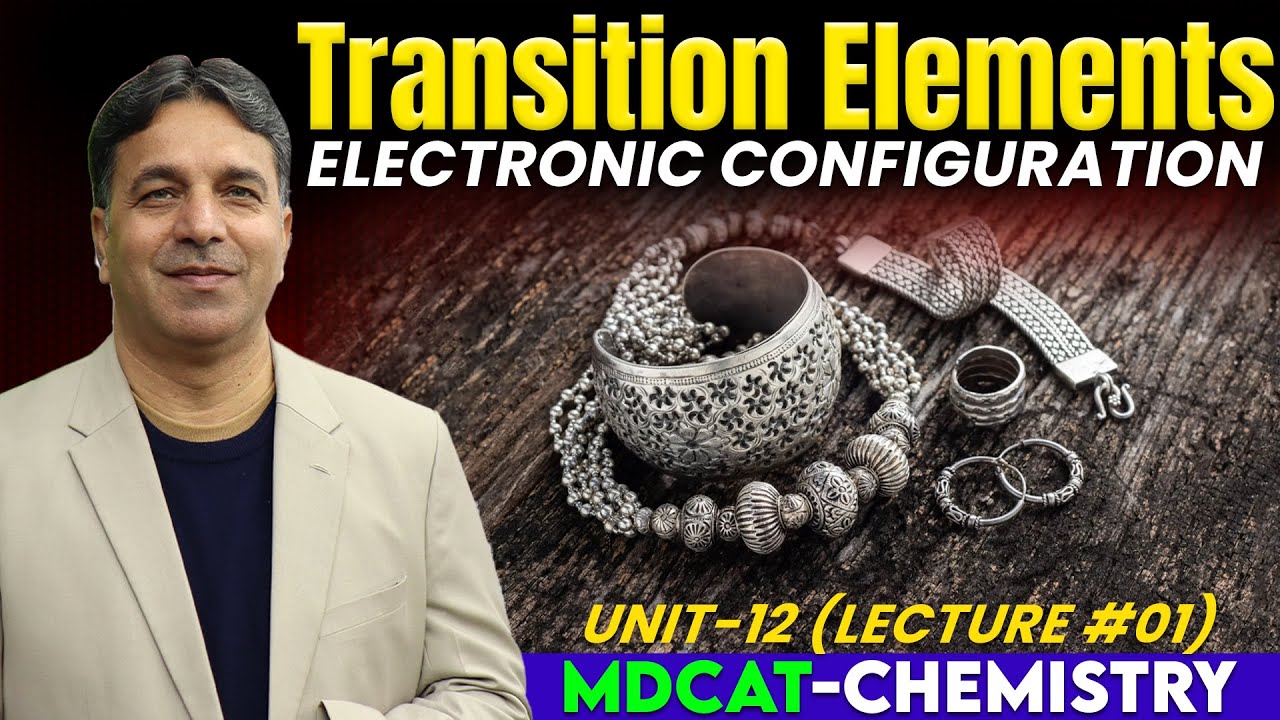 MDCAT I Transition Elements I Unit 12 I Lec # 1 I Prof. Wajid Ali Kamboh | @wakacademy