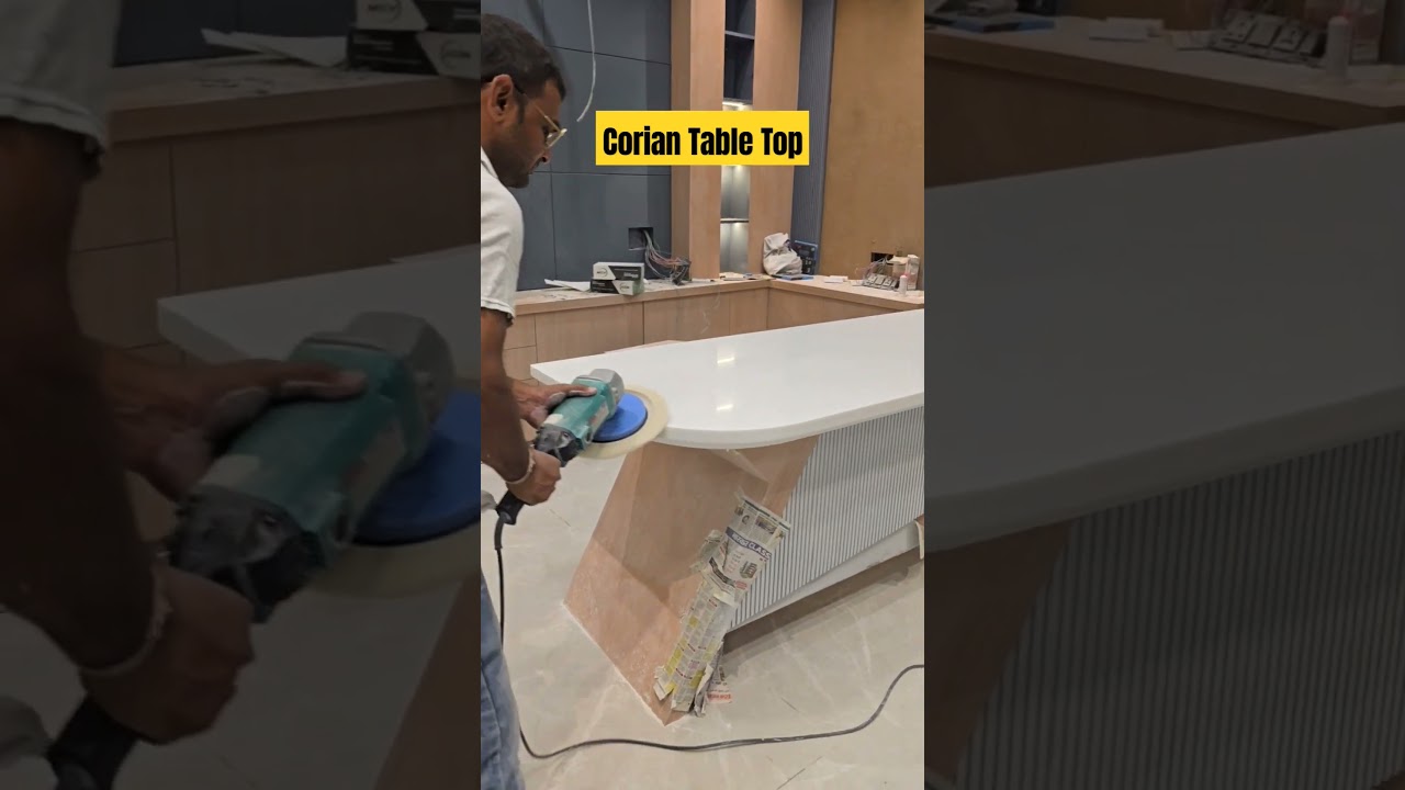 corian table top #corian #office #interiordesign #shortsfeed #shorts #trending #viral#youtubeshorts
