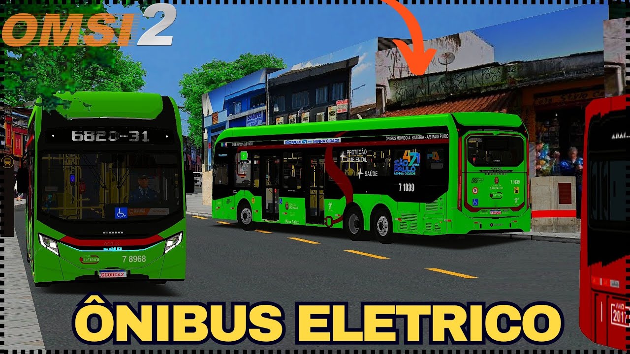 [OMSI 2] TESTANDO &Ocirc;NIBUS ELETRICO | Linha 6820-31 | Jd Das Rosas x Term. Capelinha | El&eacute;trico de 15M
