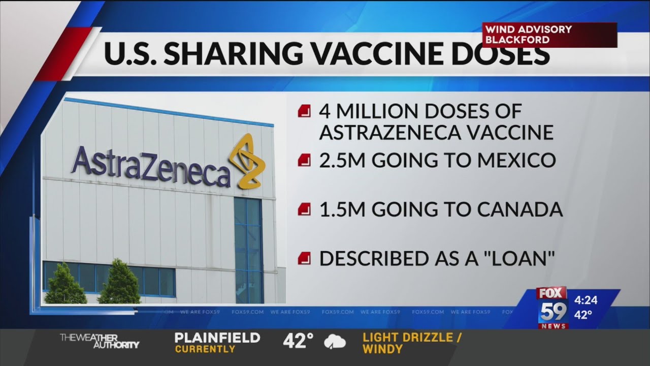United States to share AstraZeneca doses with Mexico