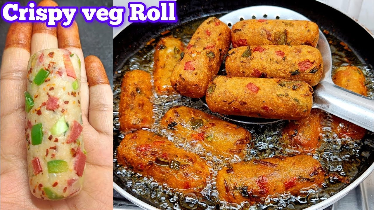 New Crispy Veg Roll (Ramzan Special) | Iftar Special Veg Kabab Roll  | Make & Freeze Aloo Roll 