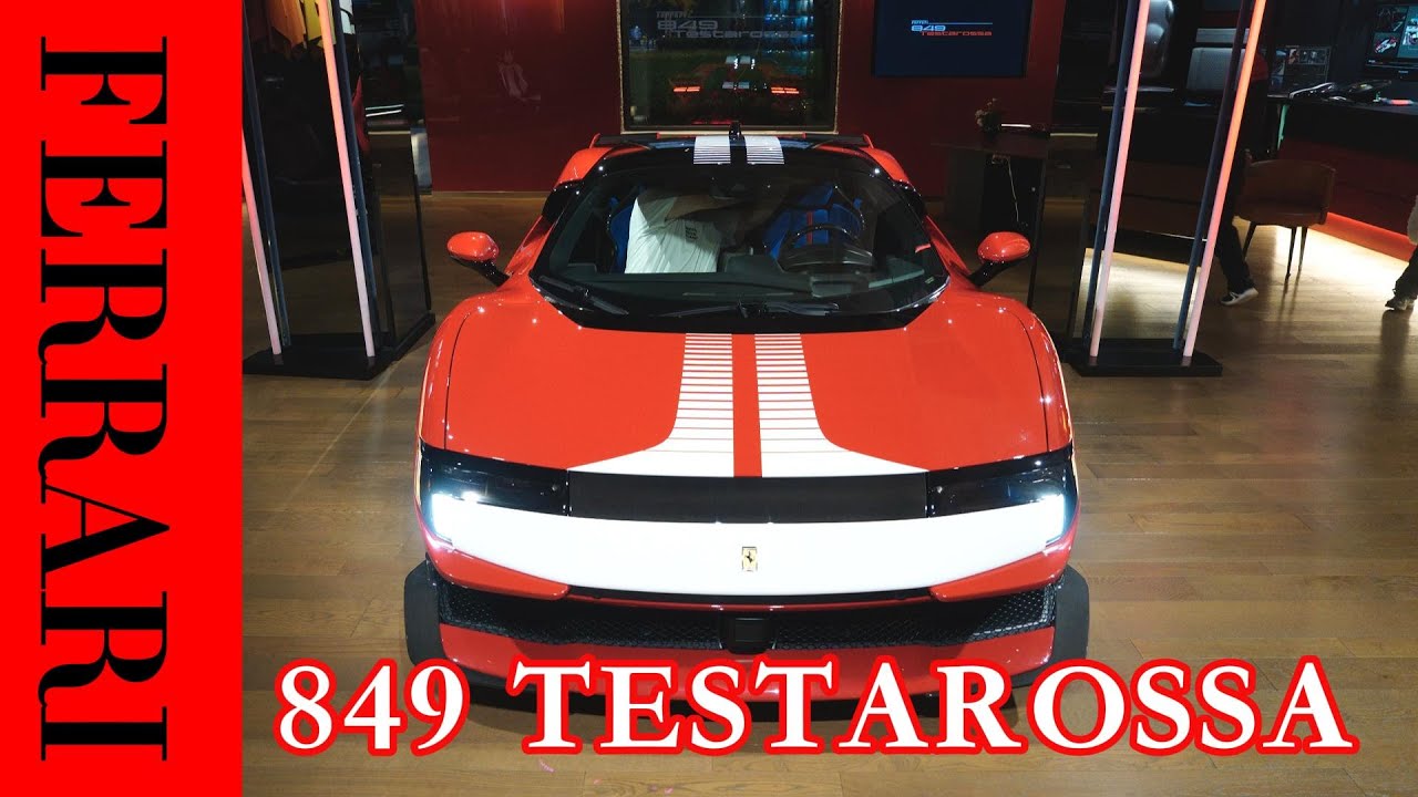 1050CV的行走艺术品 法拉利 849 Testarossa 实拍