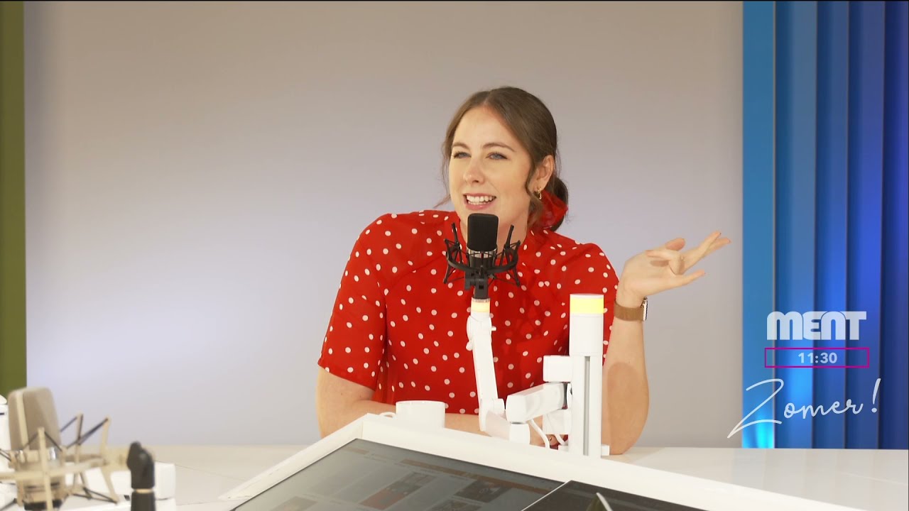 Samson & Marie stellen nieuwe videoclip 'Ijsjes' voor in de MENT-studio