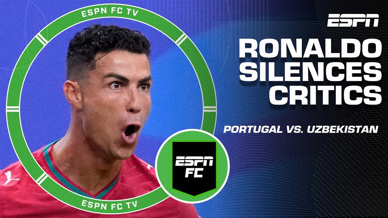 Portugal vs. Uzbekistan FULL REACTION! Cristiano Ronaldo scores twice in 5-0 World Cup win | ESPN FC